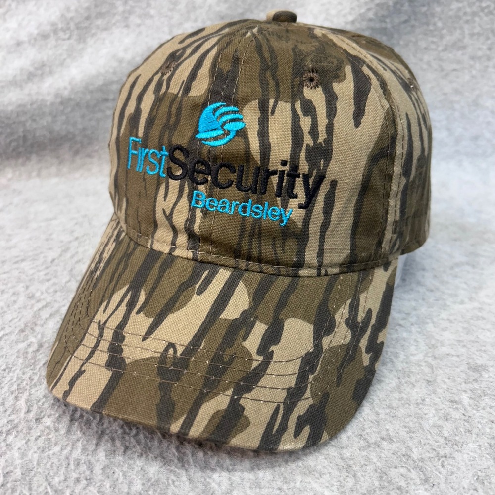 First Security Beardsley Mens Camo Outdoor Cap Mossy Oak Bottomland Hat OSFA